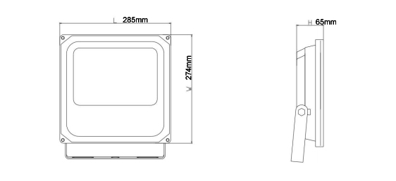 50w rgb led flood light