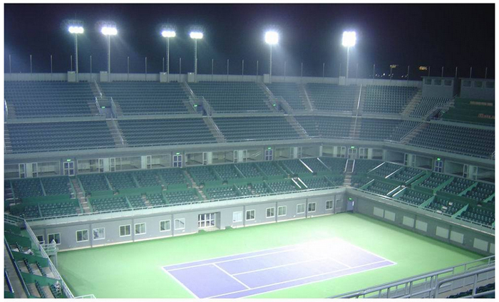 stadium led flood light application