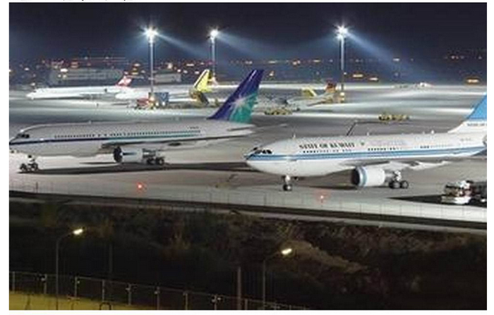 airport led flood light application