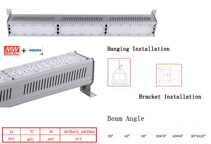 50W Linear Led high bay light