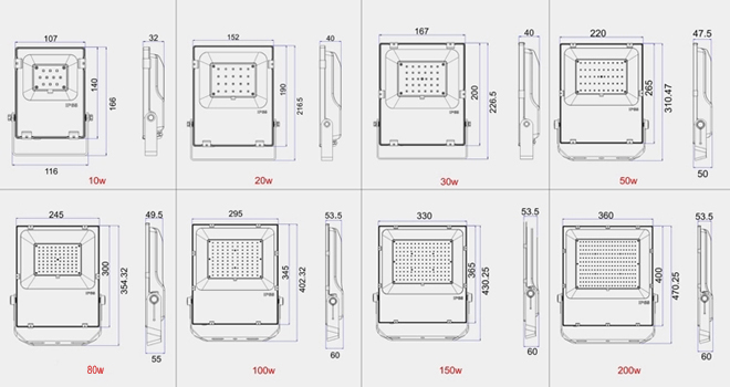 Philips-slim-led-flood-light-size