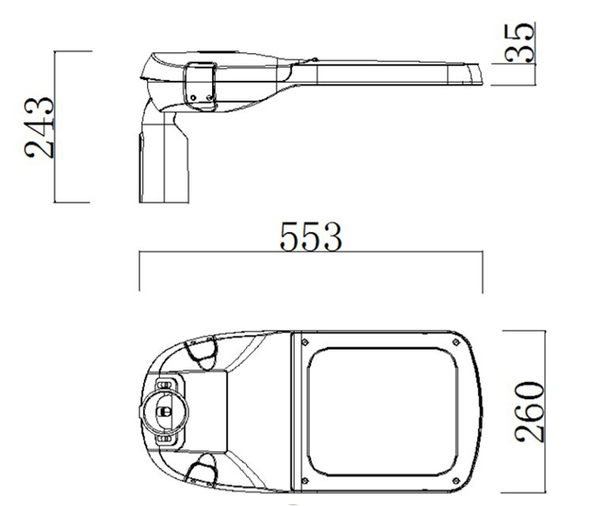 150w-philips-cap-led-street-light-size