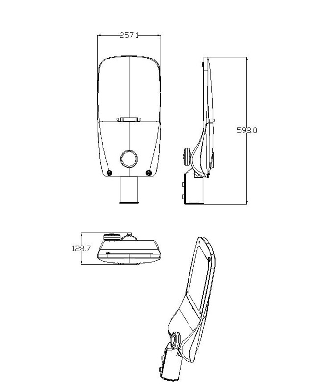 150w-cap-led-street-light-size