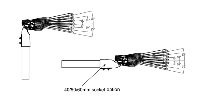 slim led street light-installation